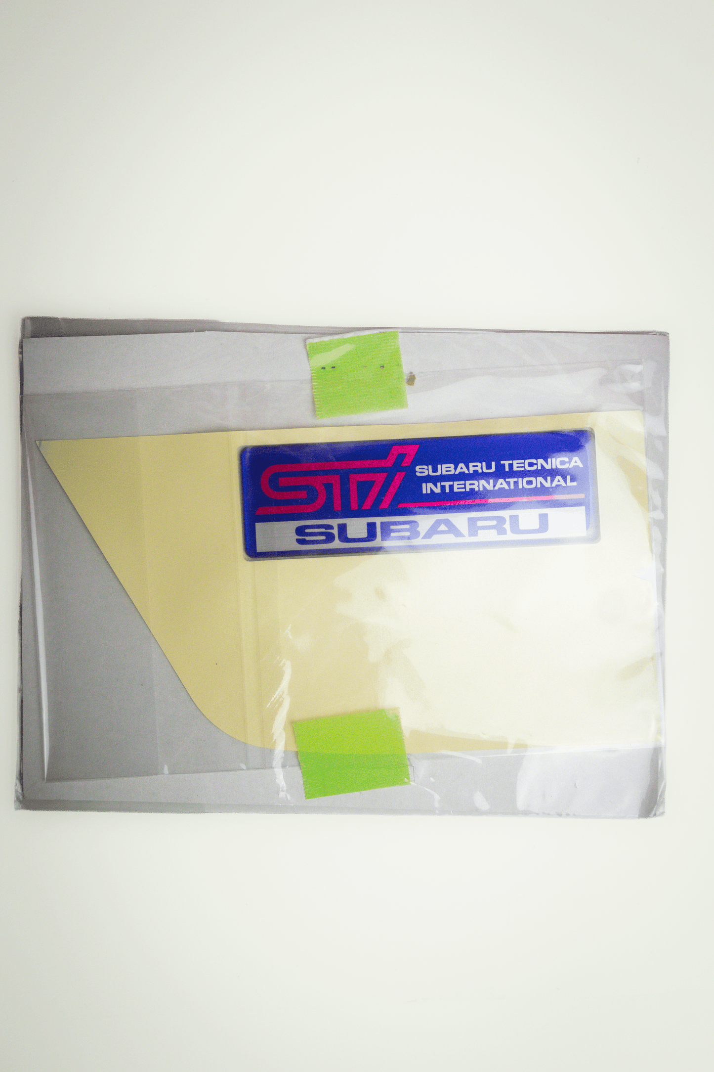 GENUINE SUBARU STI GEL EMBLEM NEW