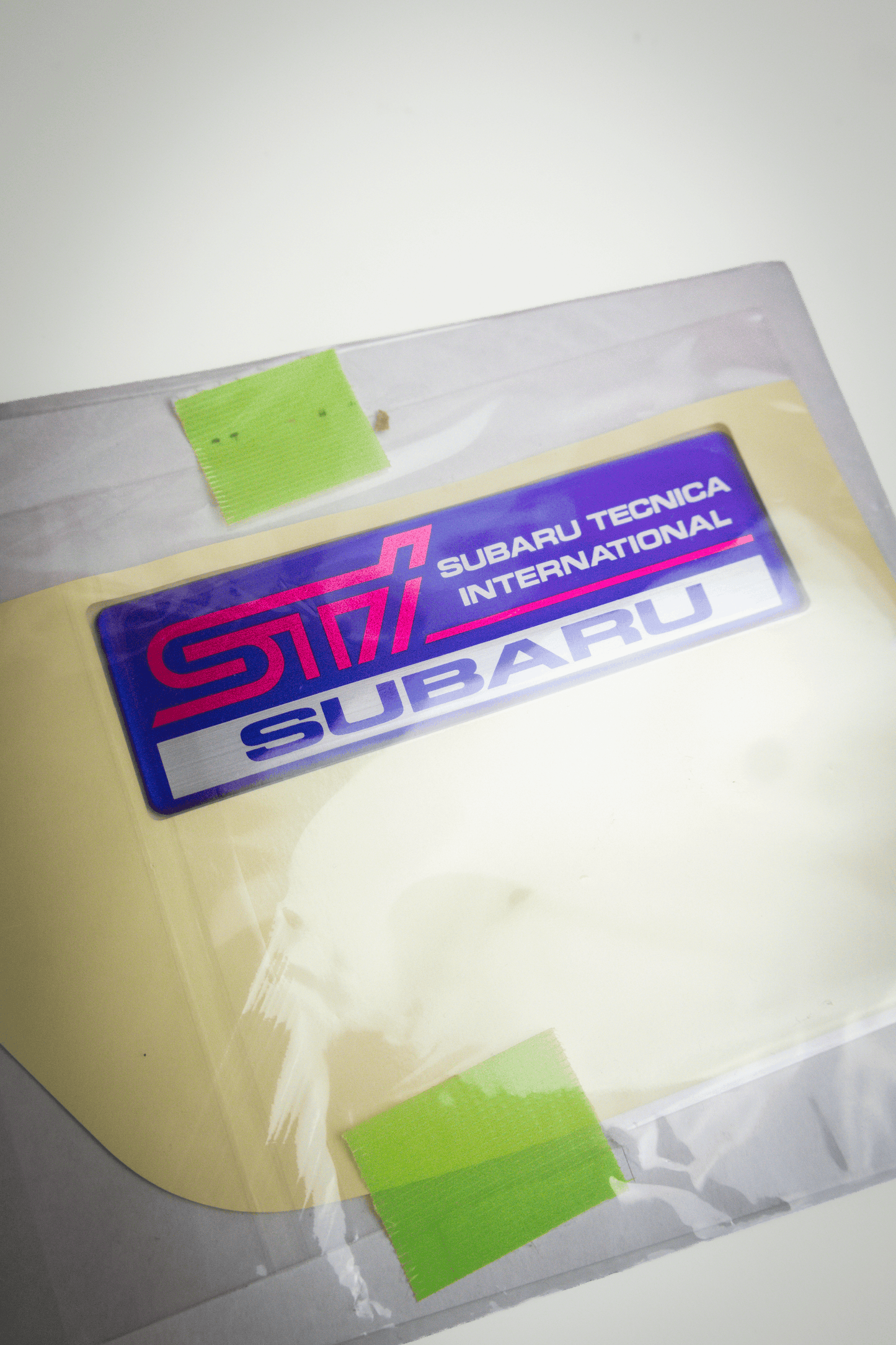 GENUINE SUBARU STI GEL EMBLEM NEW
