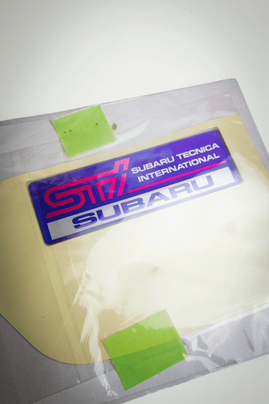GENUINE SUBARU STI GEL EMBLEM NEW
