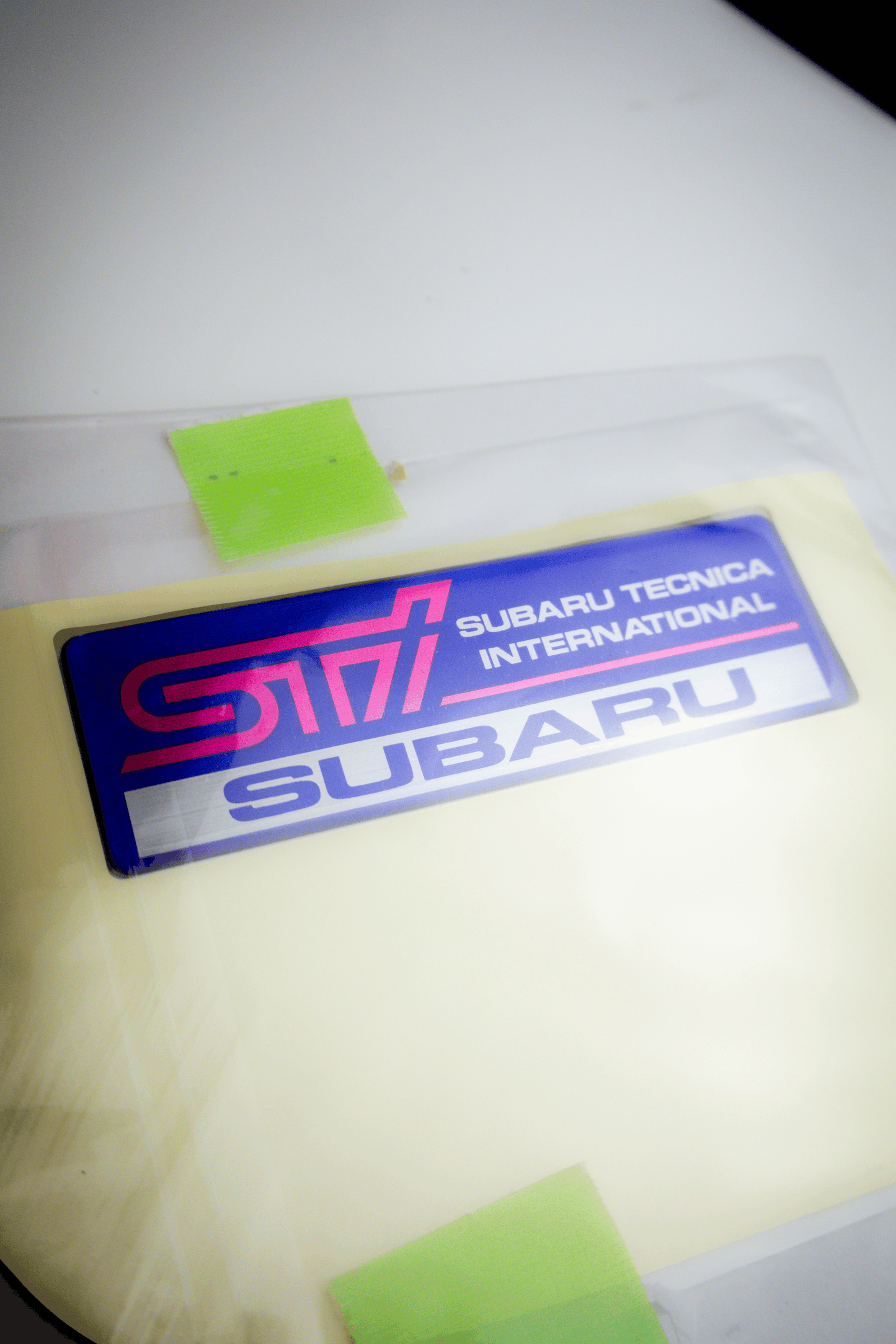 GENUINE SUBARU STI GEL EMBLEM NEW