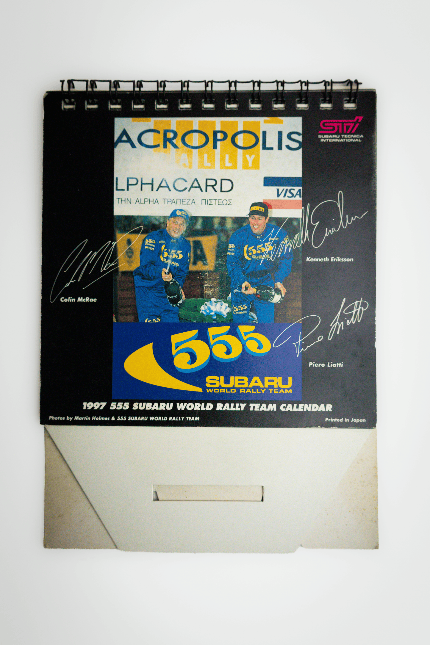 SUBARU 555 WRC CALENDAR 1997