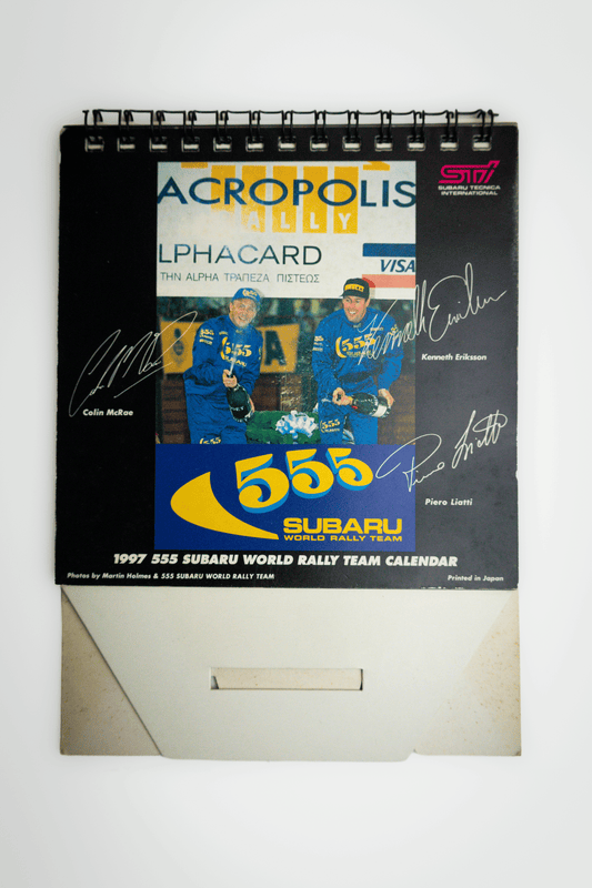 SUBARU 555 WRC CALENDAR 1997