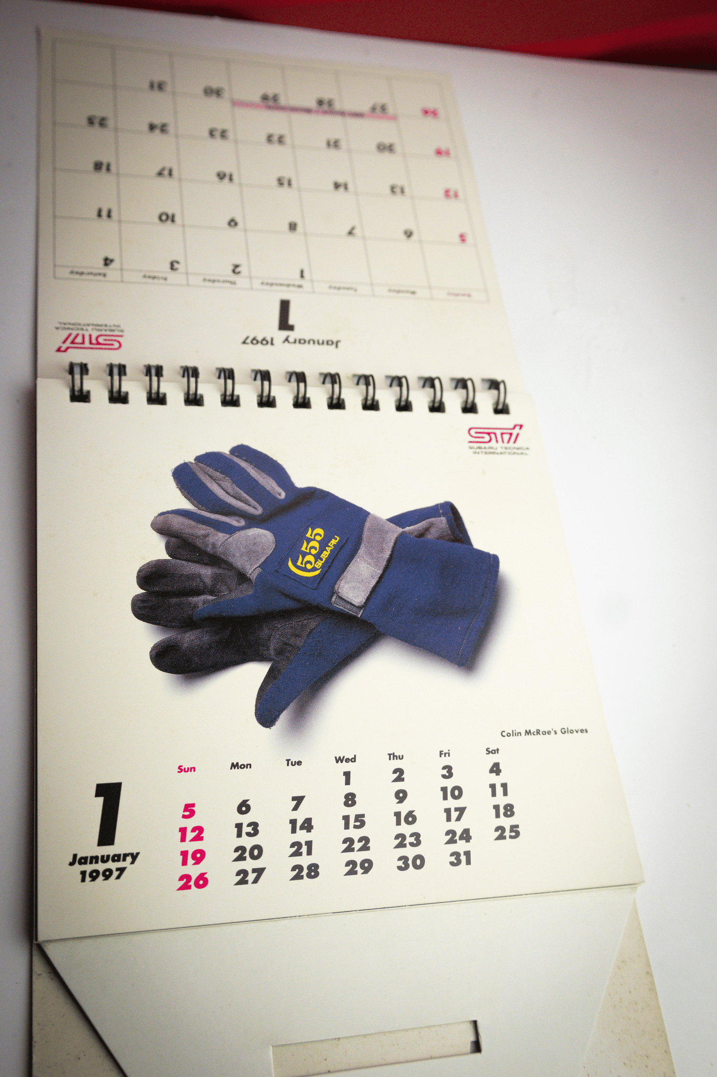 SUBARU 555 WRC CALENDAR 1997