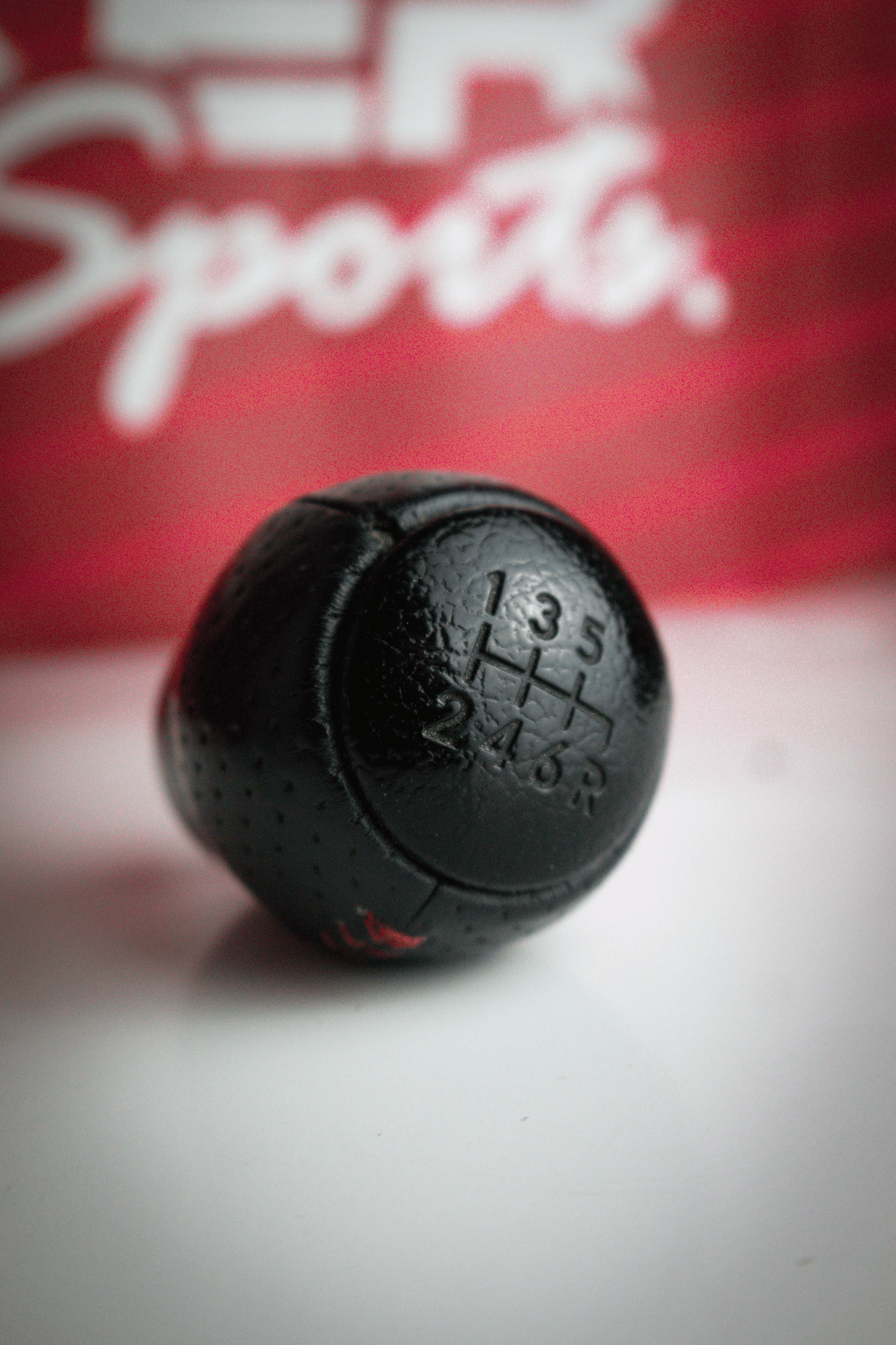 SUBARU STI GDB LEATHER SHIFT KNOB