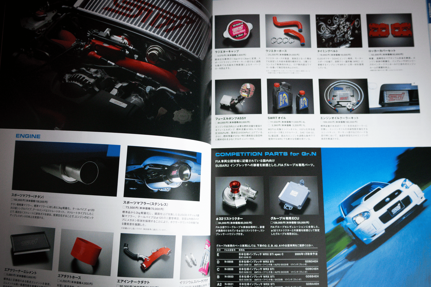 STI ALL PARTS CATALOG 2005