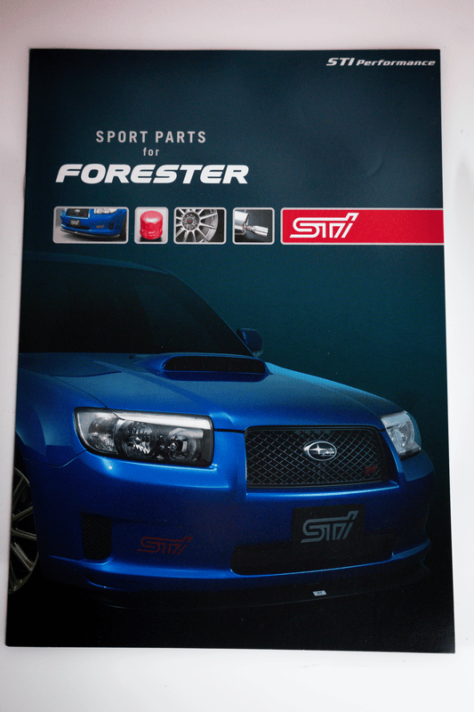 STI PARTS CATALOG FOR FORESTER