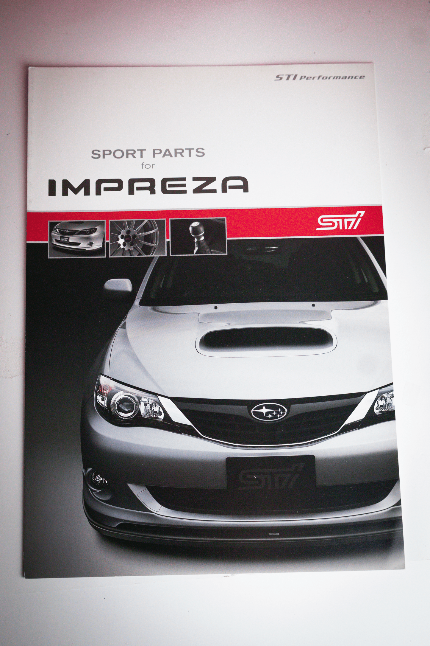 STI PARTS CATALOG FOR IMPREZA