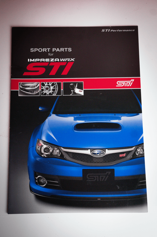 STI PARTS CATALOG FOR IMPREZA STI