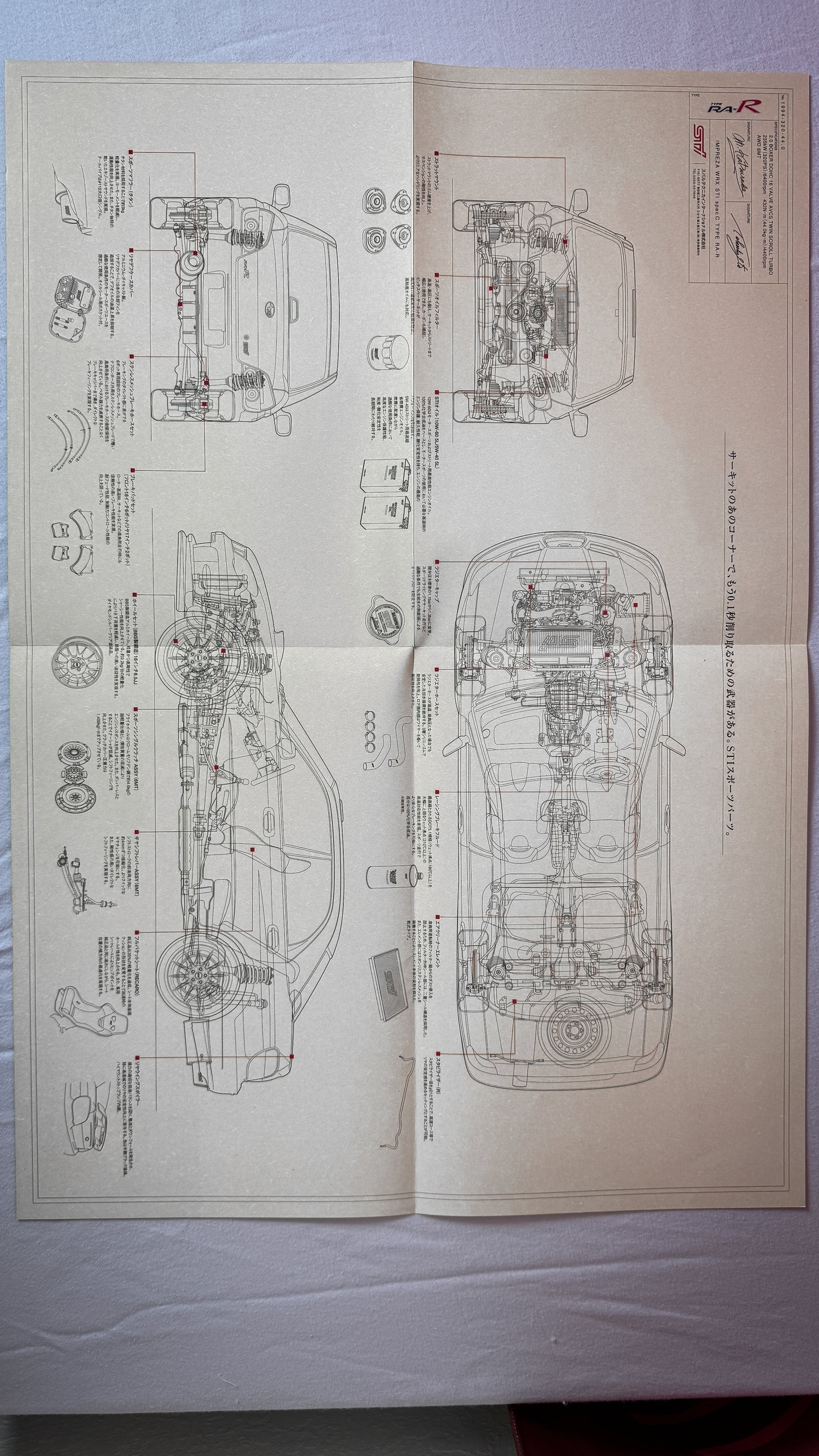 Subaru STi Spec C Type RA-R Brochure