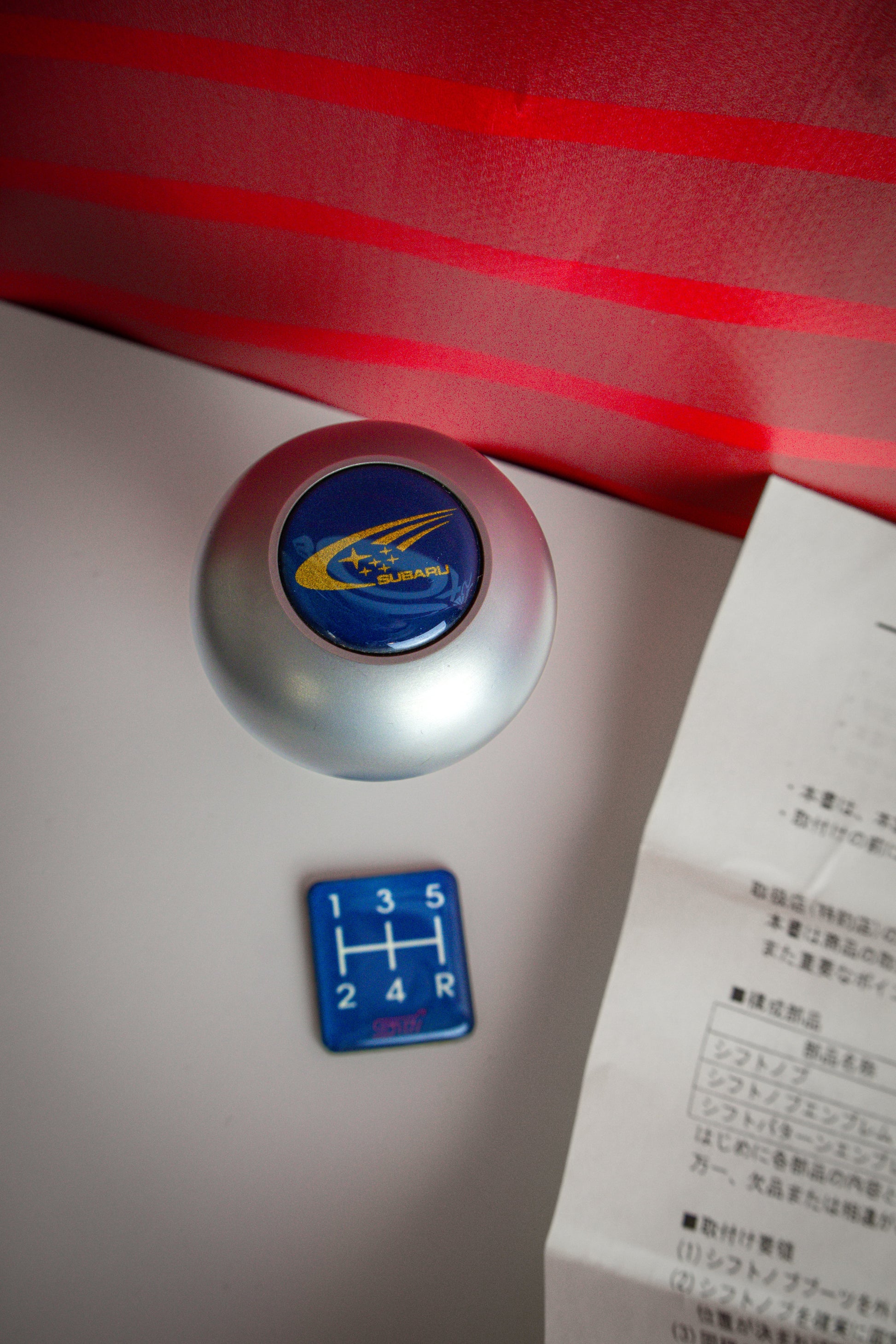 Subaru STI Titanium Shift Knob