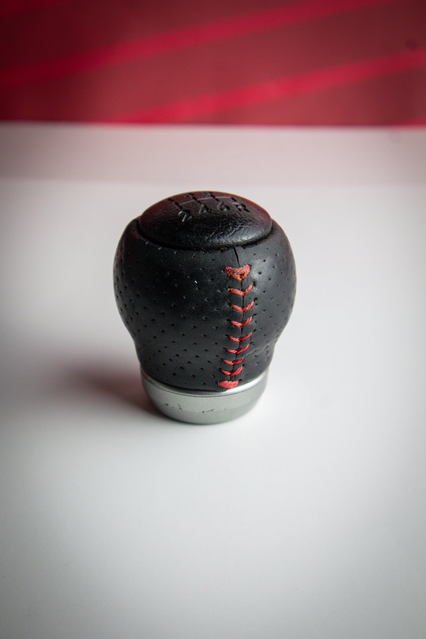 SUBARU STI GENUINE LEATHER SHIFT KNOB (GDB)