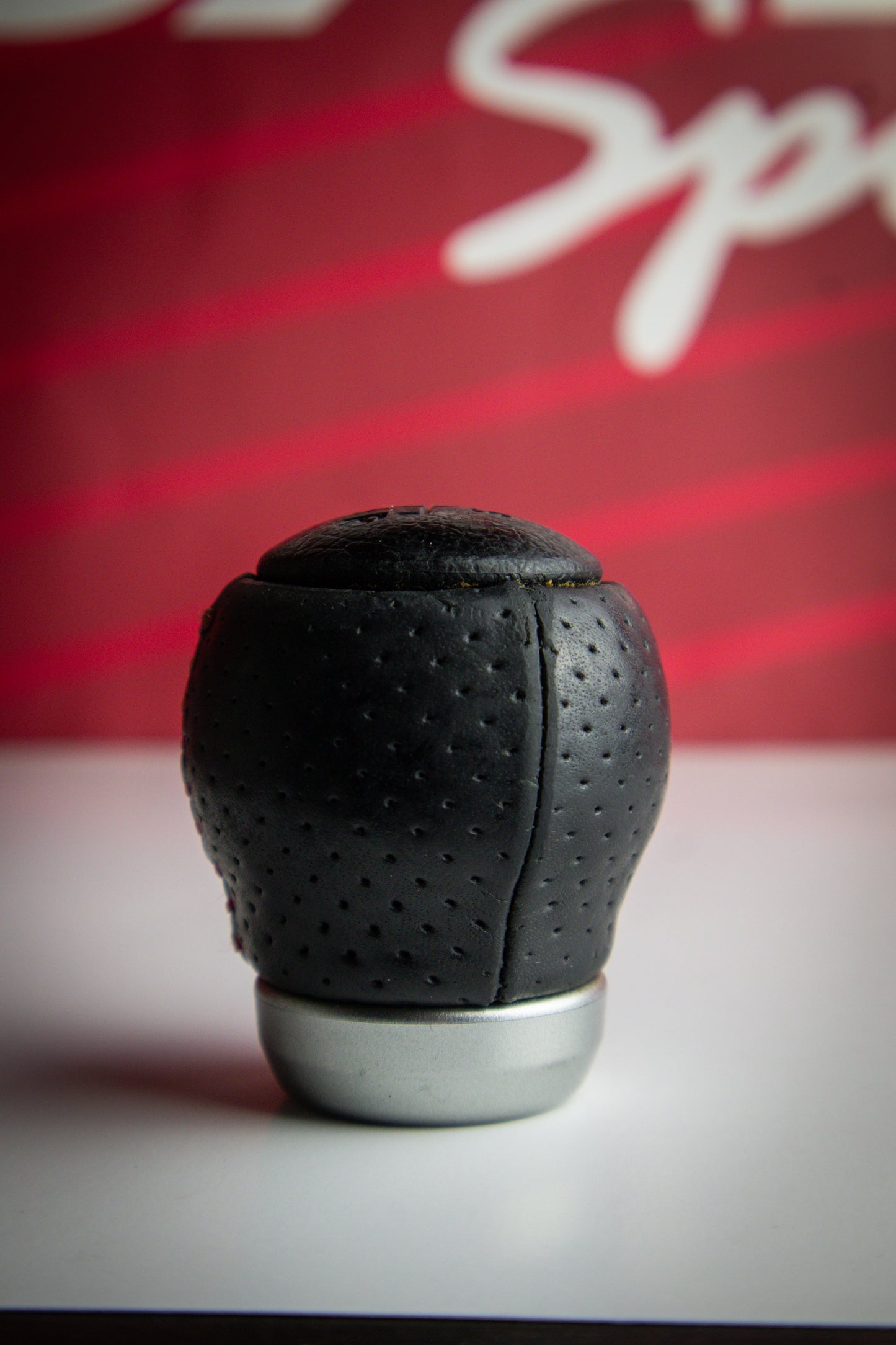 SUBARU STI GENUINE LEATHER SHIFT KNOB (GDB)