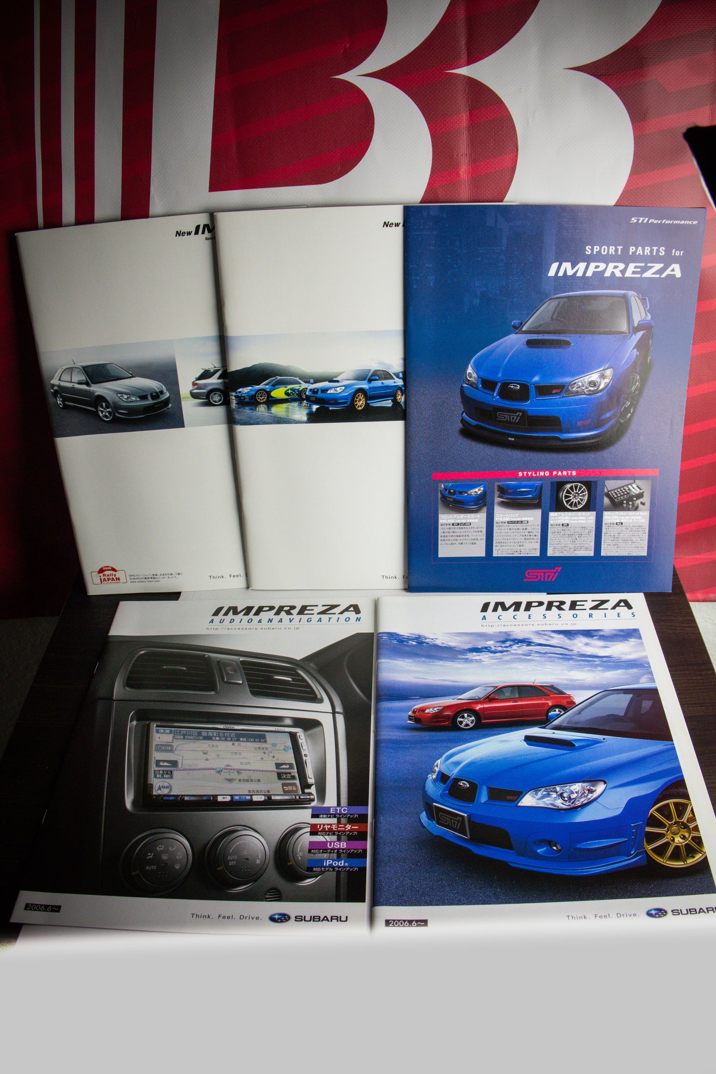 SUBARU IMPREZA GDB CATALOG BUNDLE