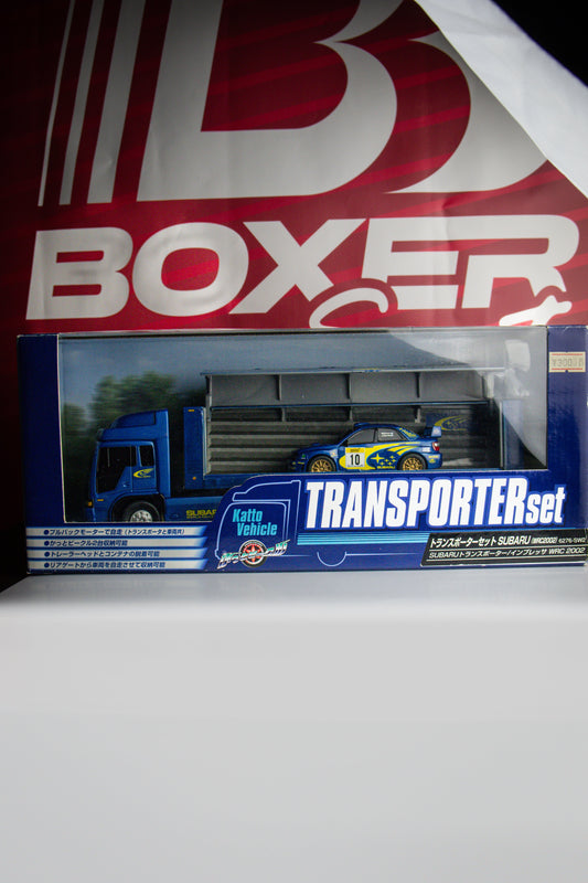 2002 SUBARU WRC TRANSPORT DIECAST SET