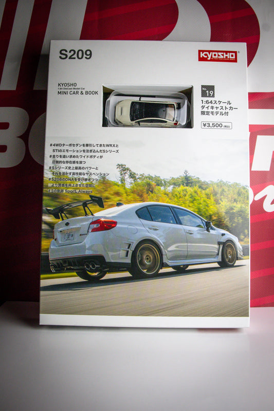 KYOSHO STI S209 CAR BOOK WHITE