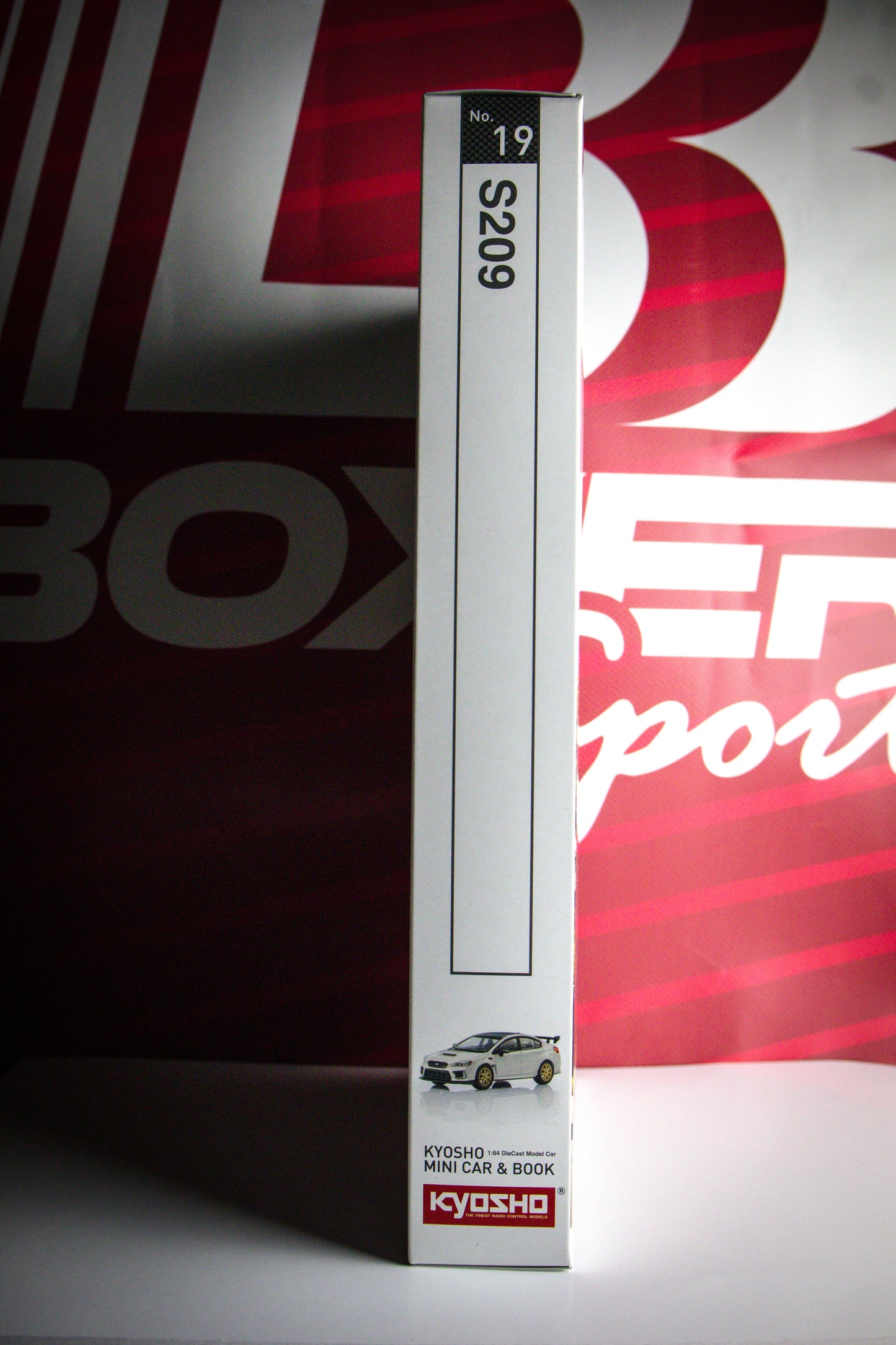 KYOSHO STI S209 CAR BOOK WHITE