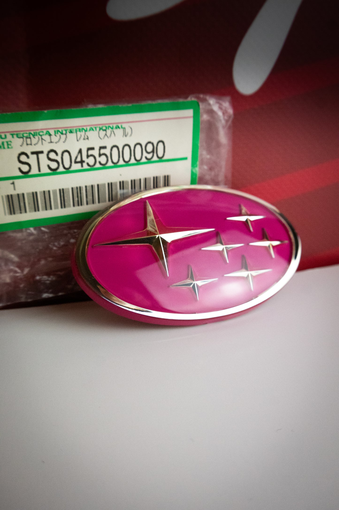 GENIUNE IMPREZA GC8 22B CHERRY EMBLEM