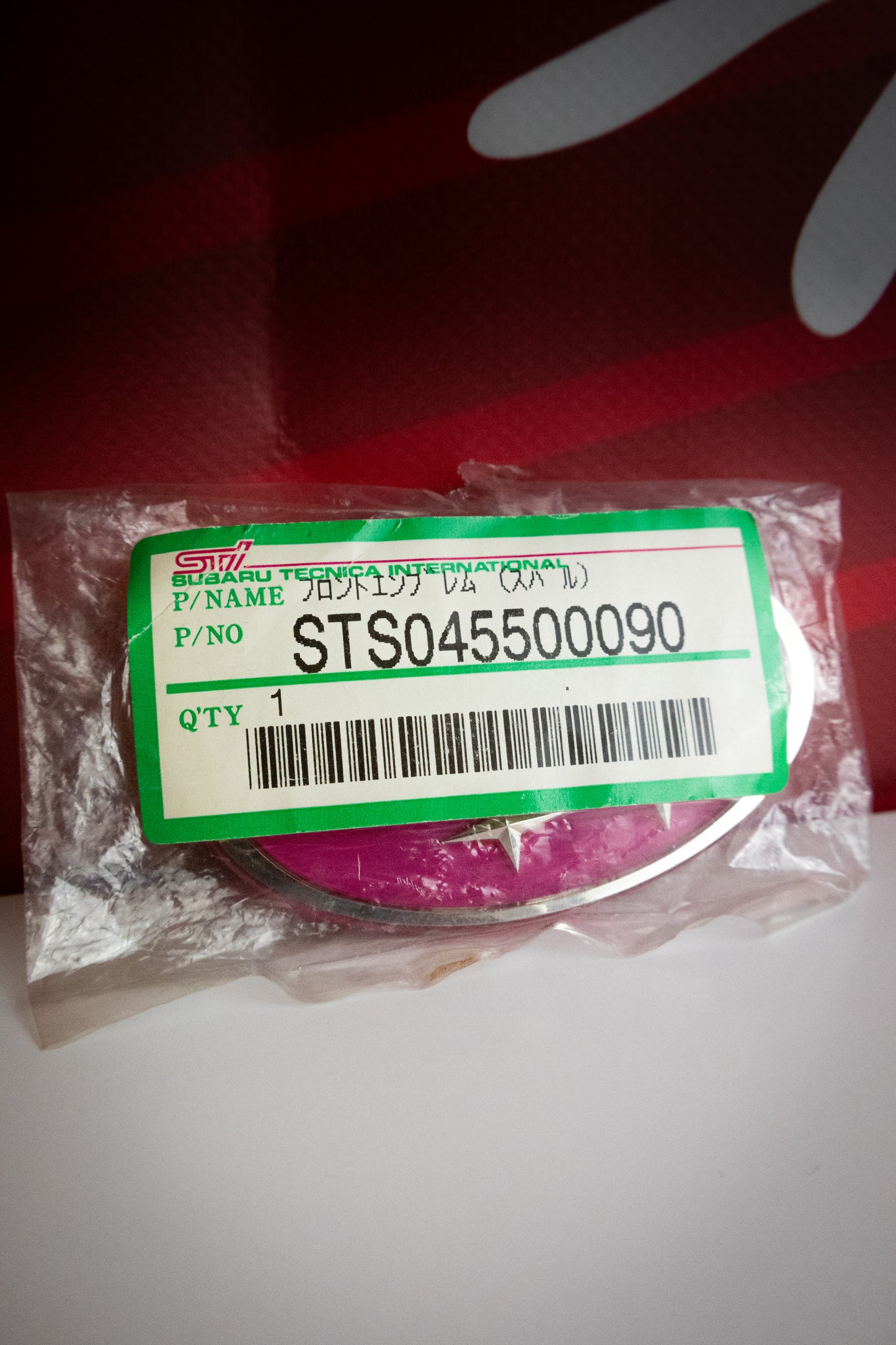 GENIUNE IMPREZA GC8 22B CHERRY EMBLEM