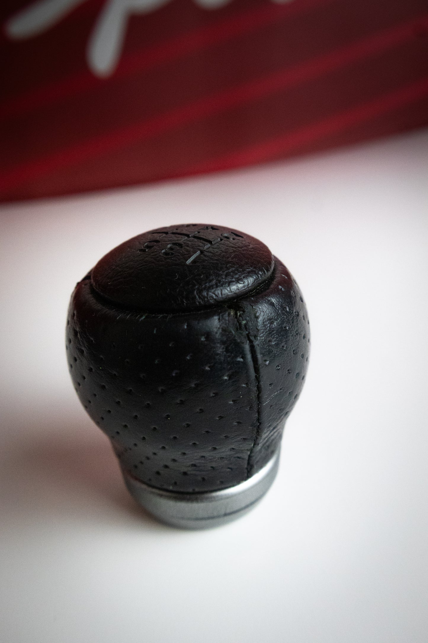 SUBARU GDB STI LEATHER SHIFT KNOB