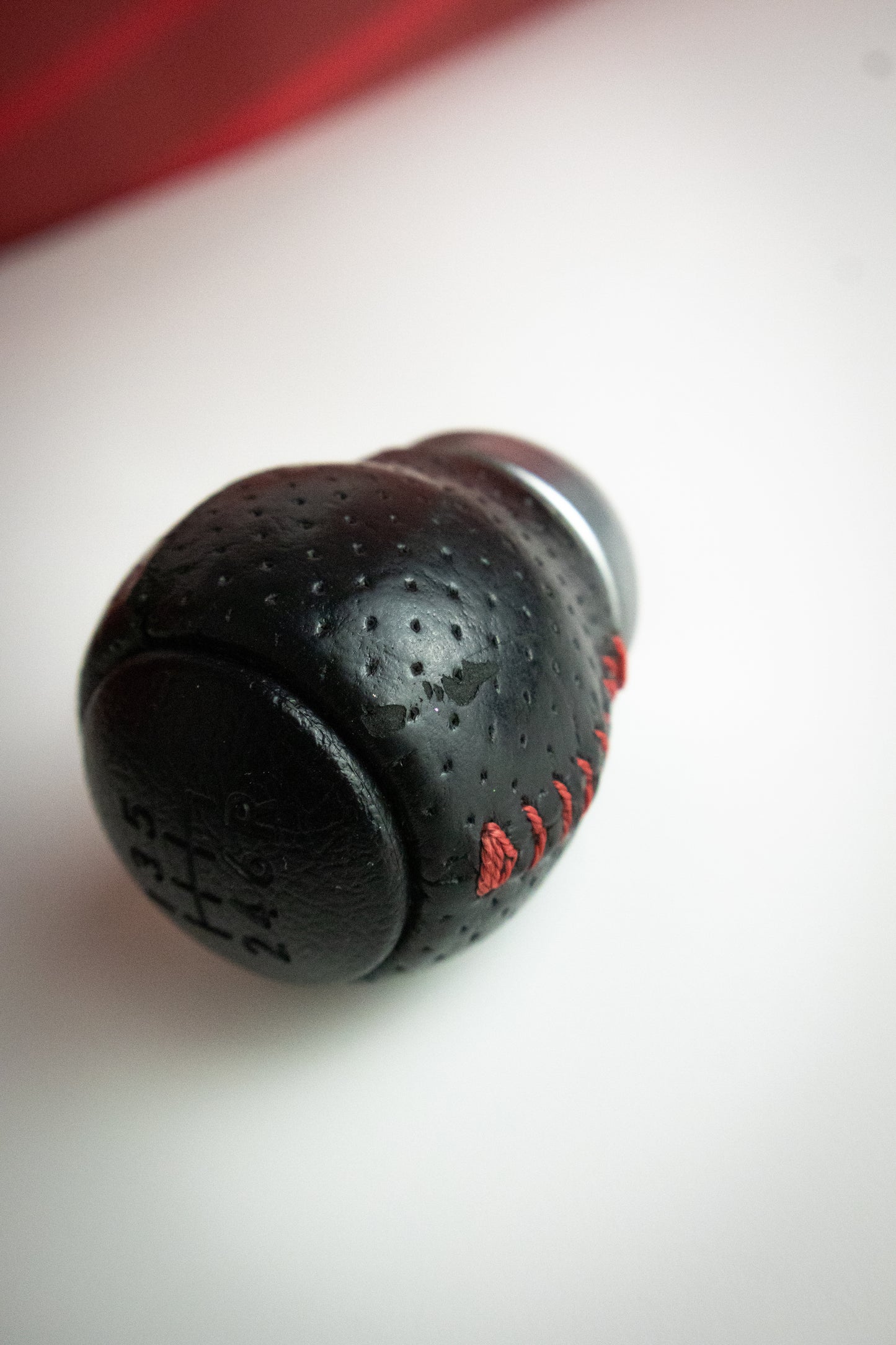 SUBARU GDB STI LEATHER SHIFT KNOB
