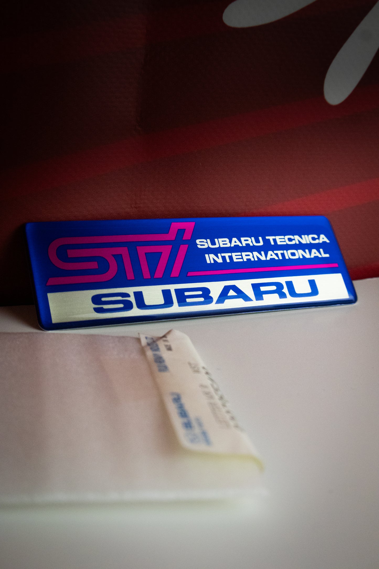 SUBARU STI GDB TRUNK EMBELM