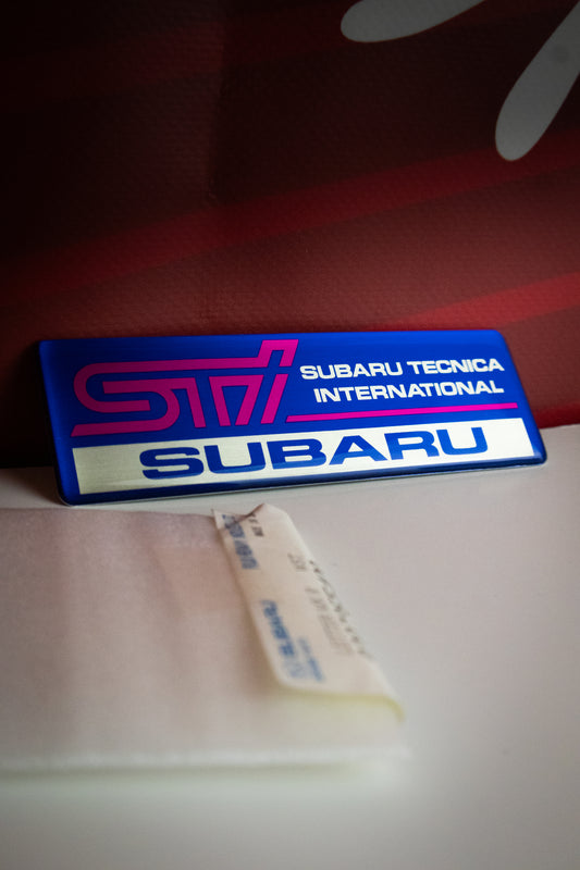 SUBARU STI GDB TRUNK EMBELM
