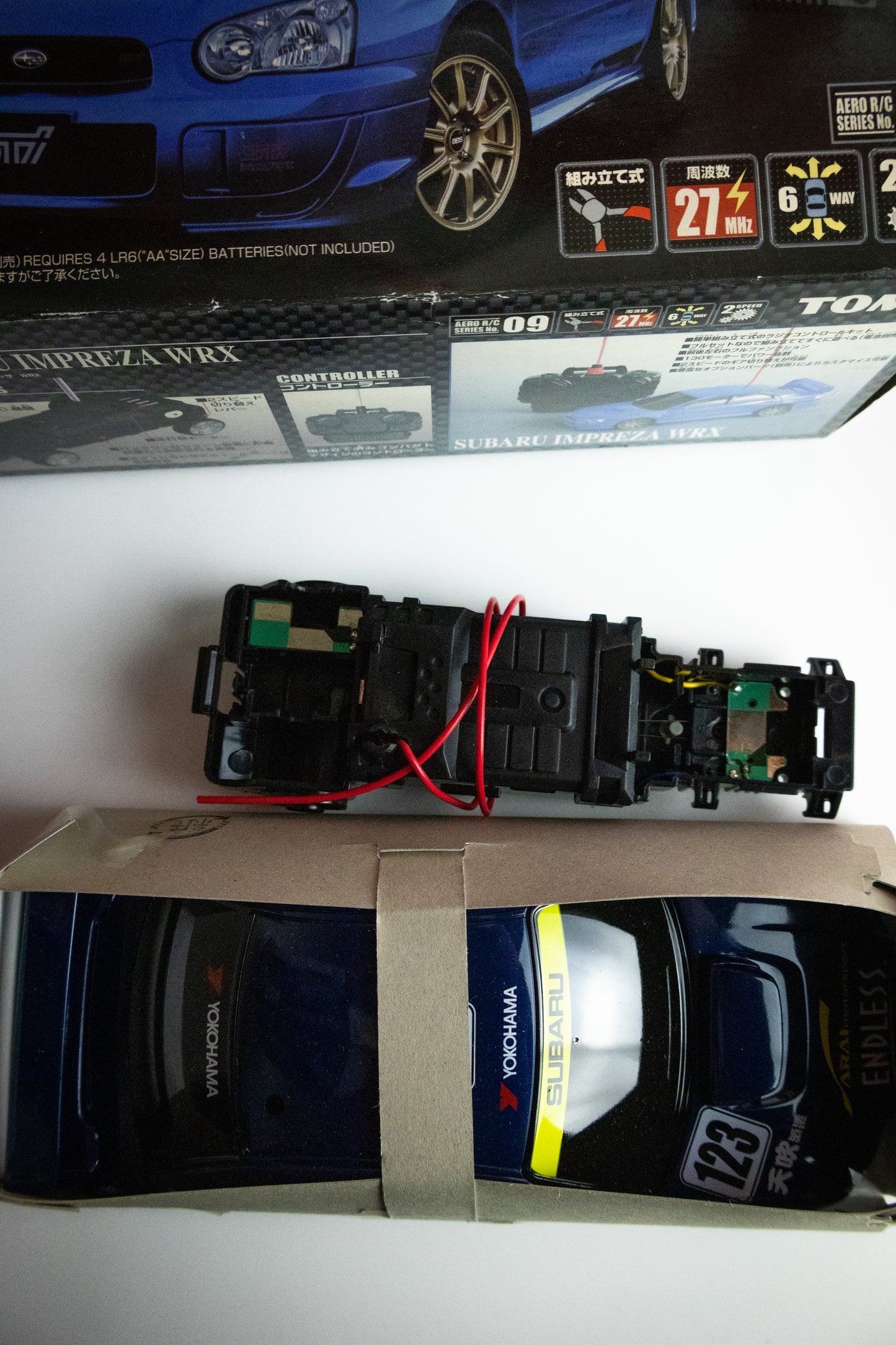 TOMITECH IMPREZA RC CAR BUNDLE
