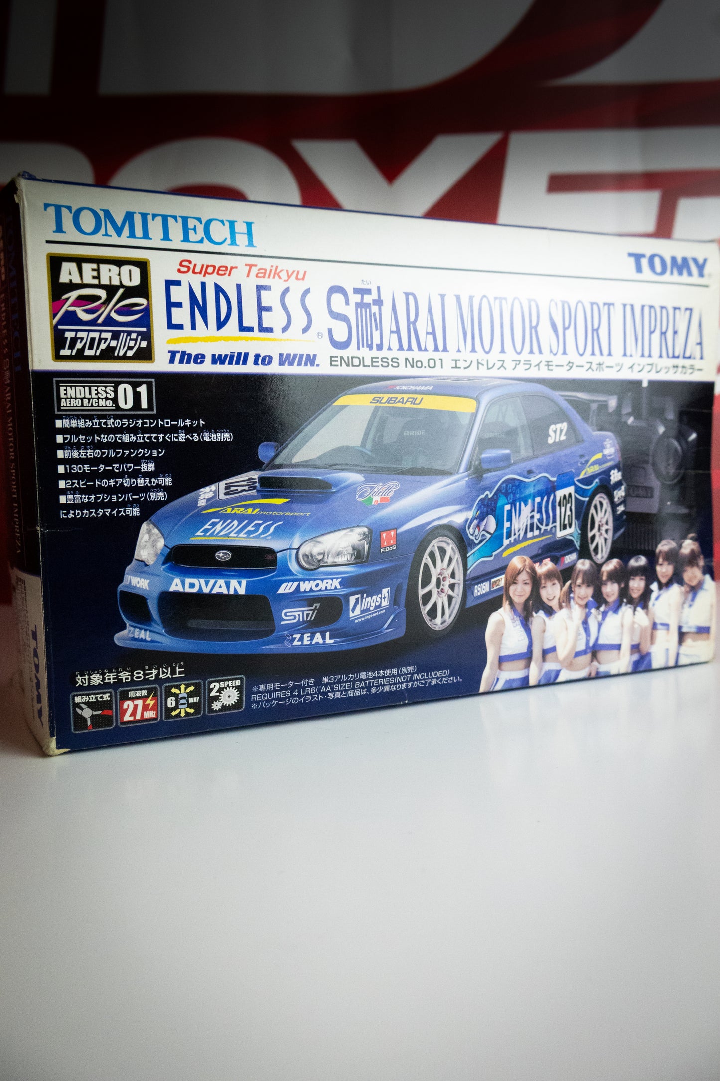 TOMITECH IMPREZA RC CAR BUNDLE