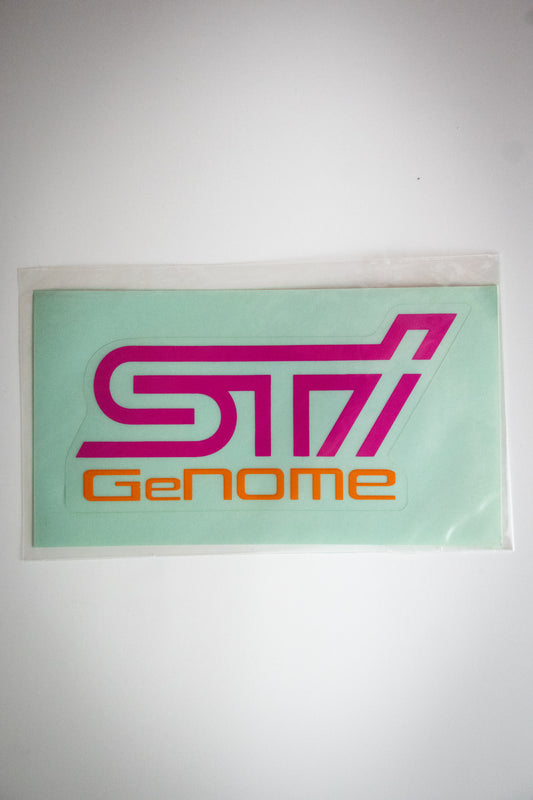 GENUINE SUBARU STI GENOME DECAL