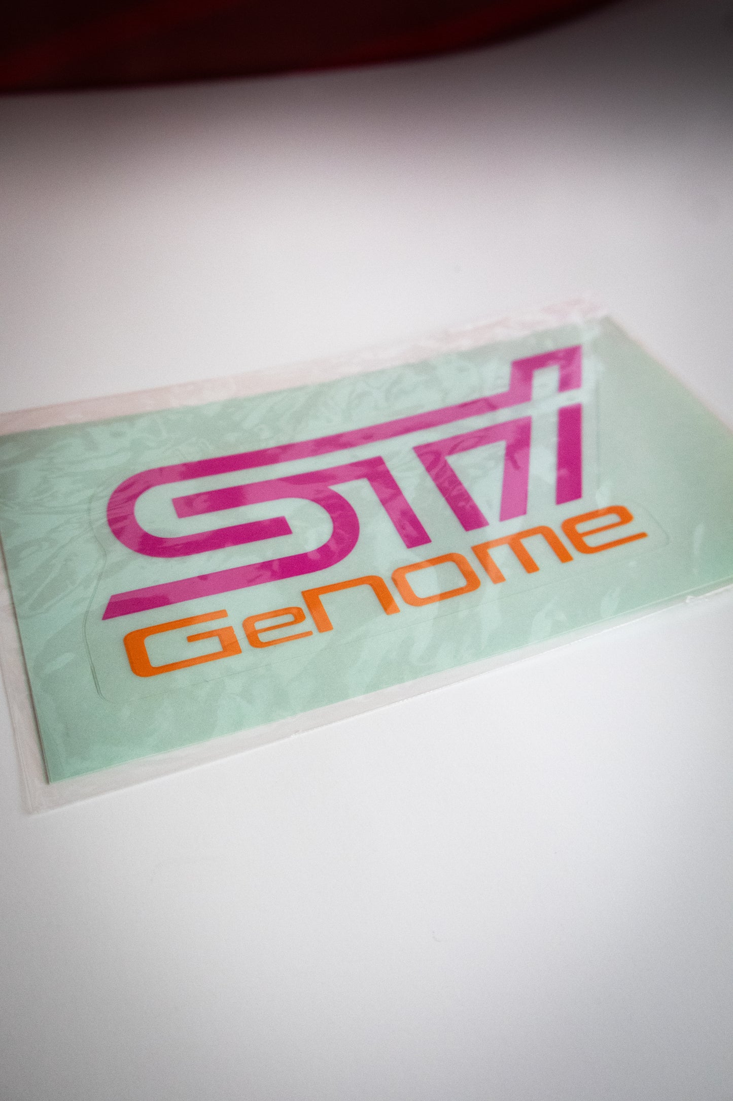 GENUINE SUBARU STI GENOME DECAL
