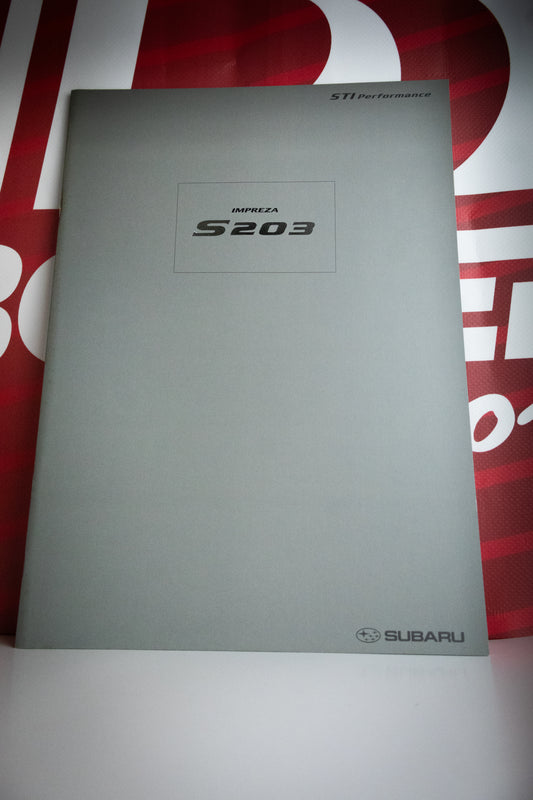 SUBARU S203 BROCHURE