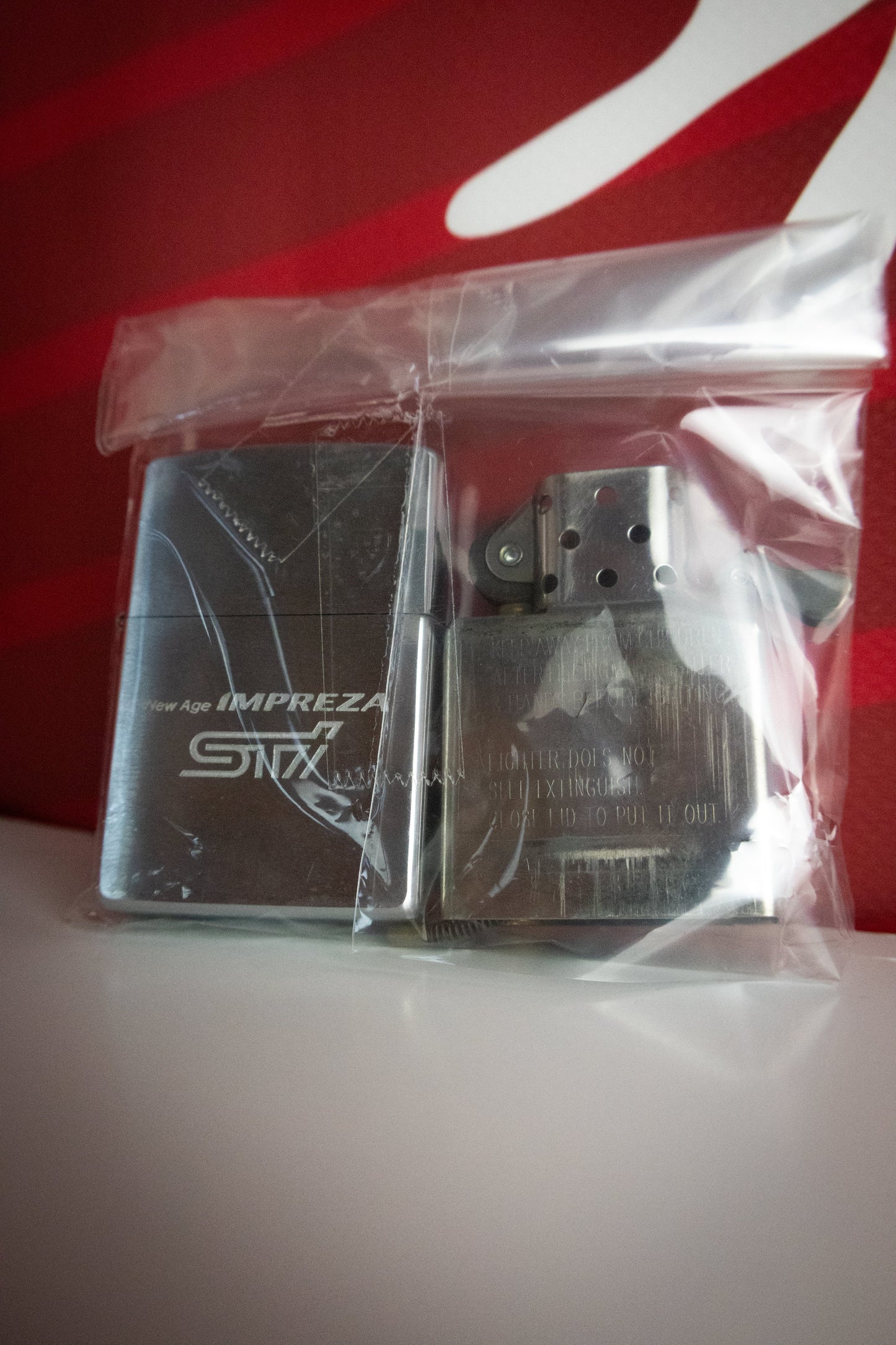 GENUINE SUBARU STI ZIPPO LIGHTER
