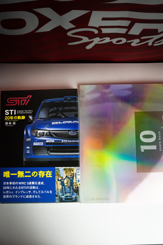 SUBARU STI 10 & 20 YEAR BOOK BUNDLE (READ DESCRIPTION)