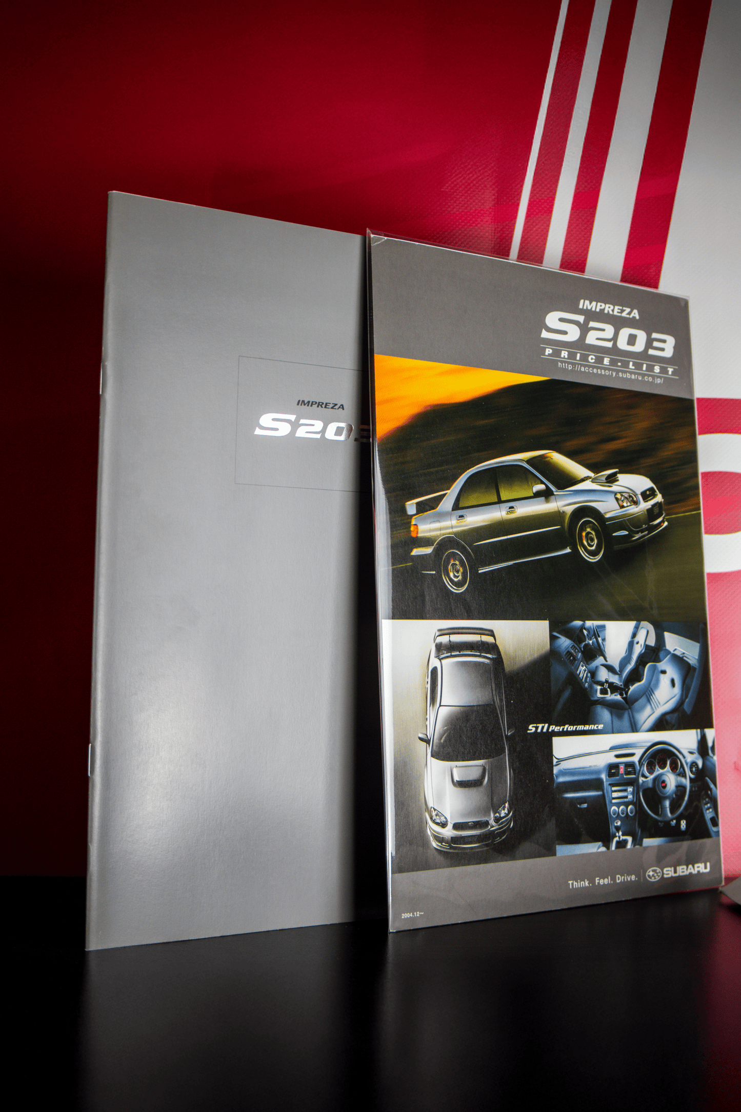 2005 SUBARU IMPREZA WRX STI S203 BROCHURE & PRICELIST